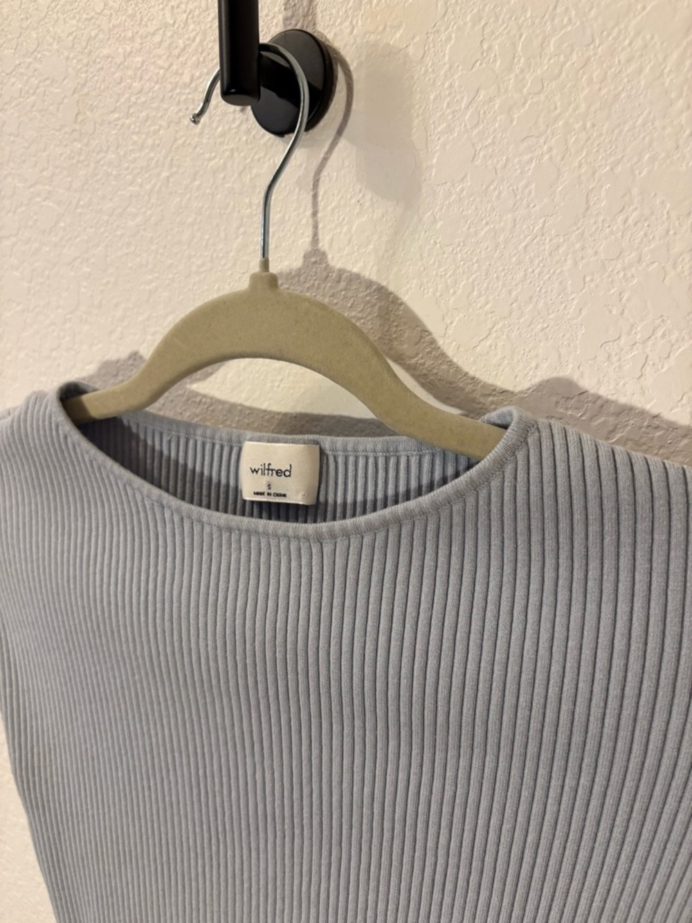 Aritzia Wilfred Free Cut-Out Knit Mini Dress - Picture 4 of 5